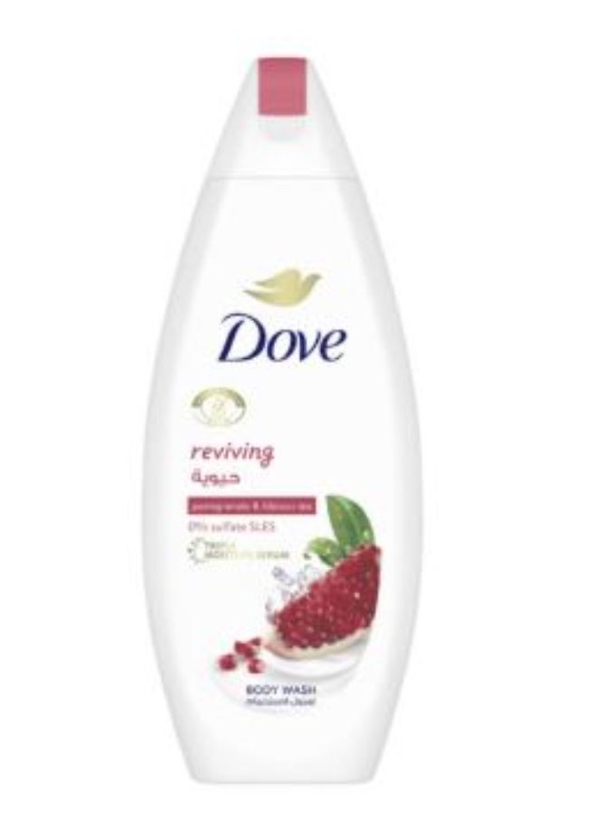 Dove Reviving Body Wash For Skin Moisturising Pomegranate And Hibiscus Tea 250.0ml - Image 1